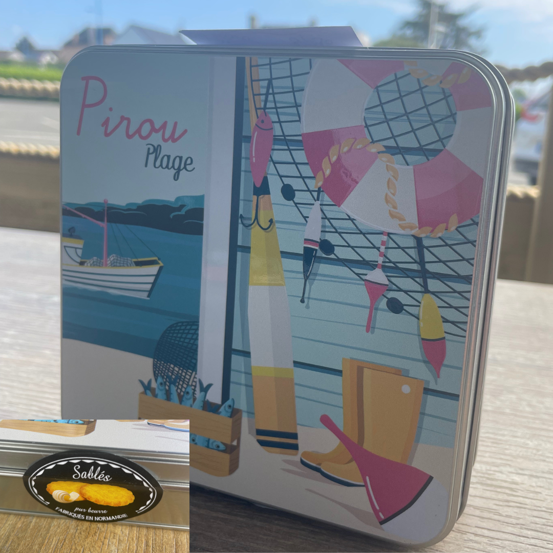 Boîte de sablés "Pirou plage"