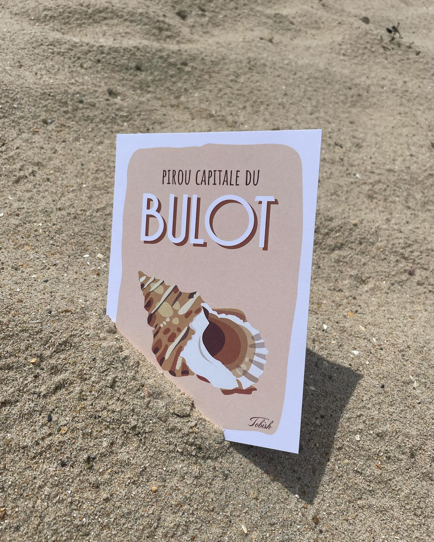 Carte postale Pirou "Capitale du bulot"