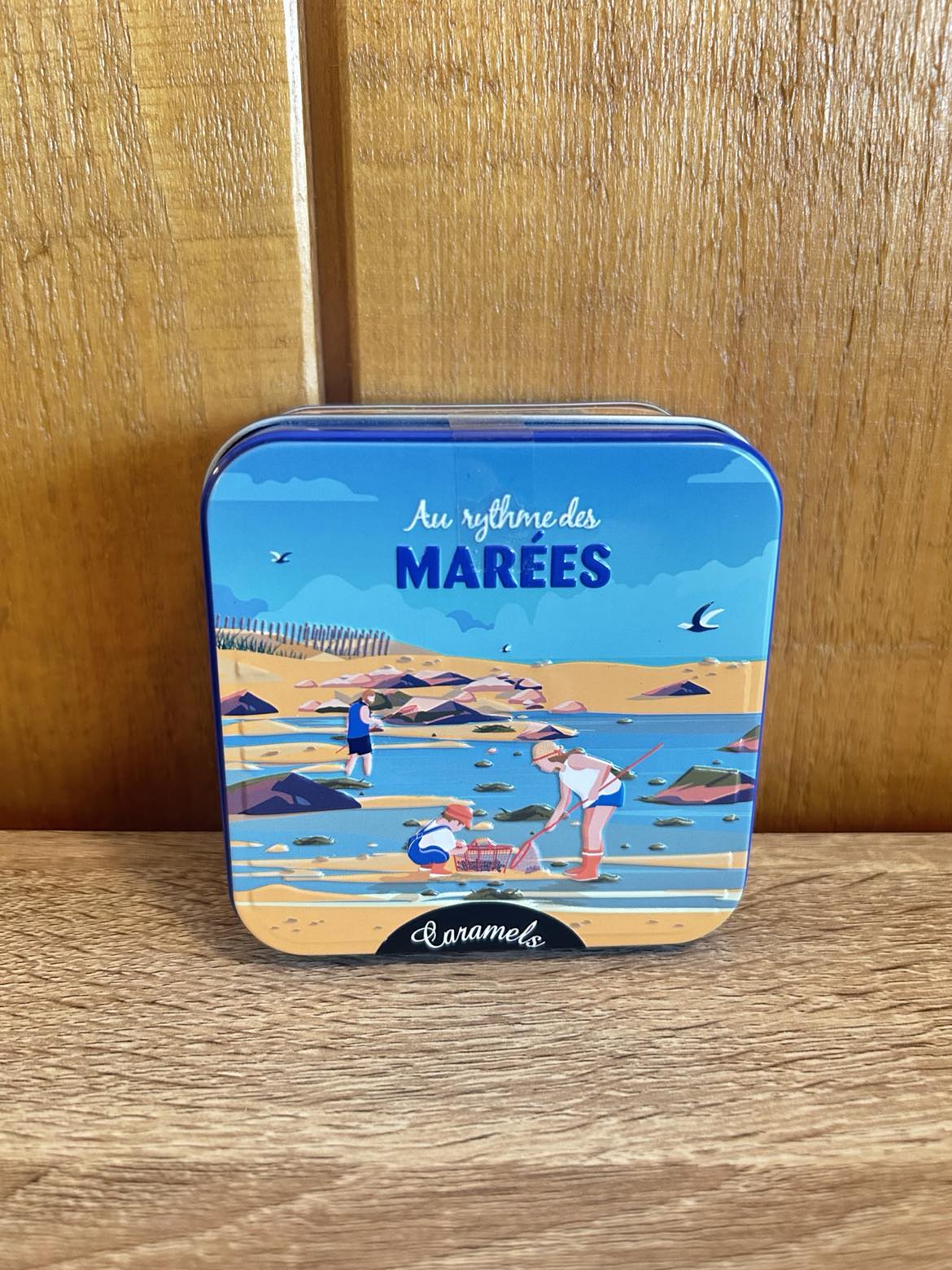 Boîte caramels "Au rythme des marées".