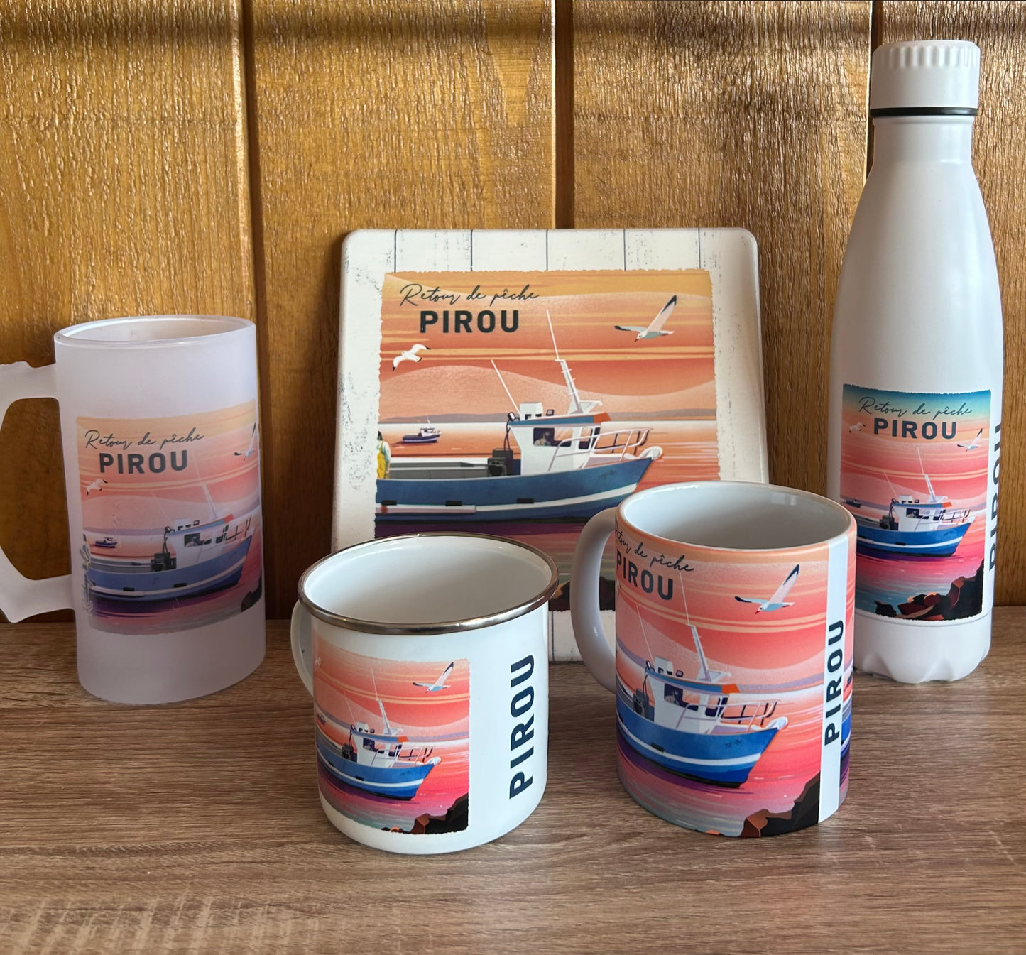 Mug Céramique «Retour de pêche Pirou »