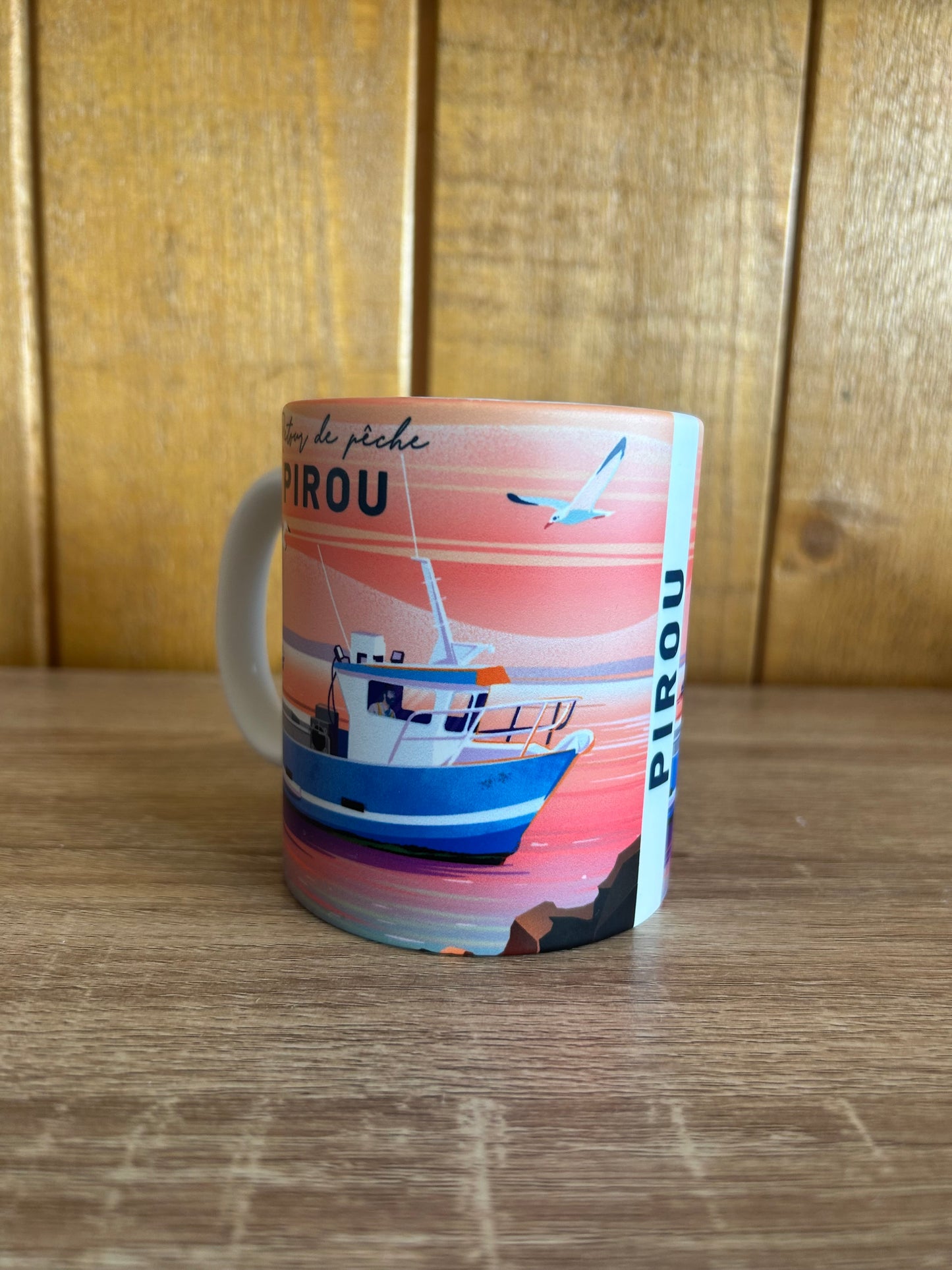 Mug Céramique «Retour de pêche Pirou »