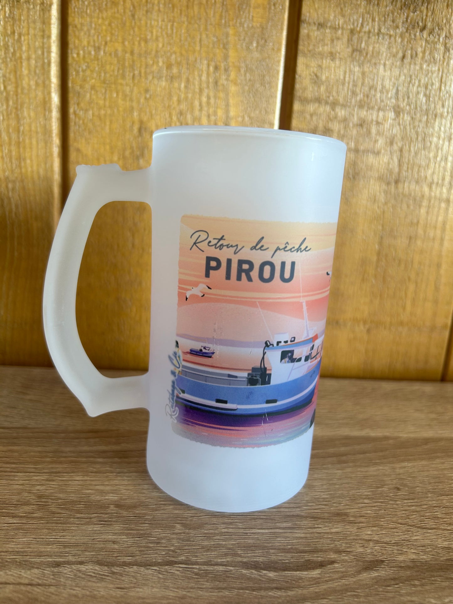 Chope à bière – “Retour de pêche”