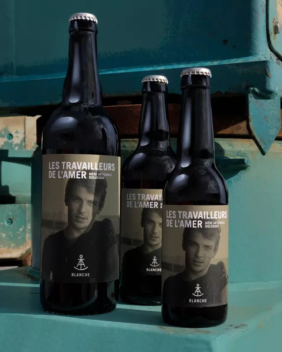 Bière Blanche "Les travailleurs de l'Amer" 75cl