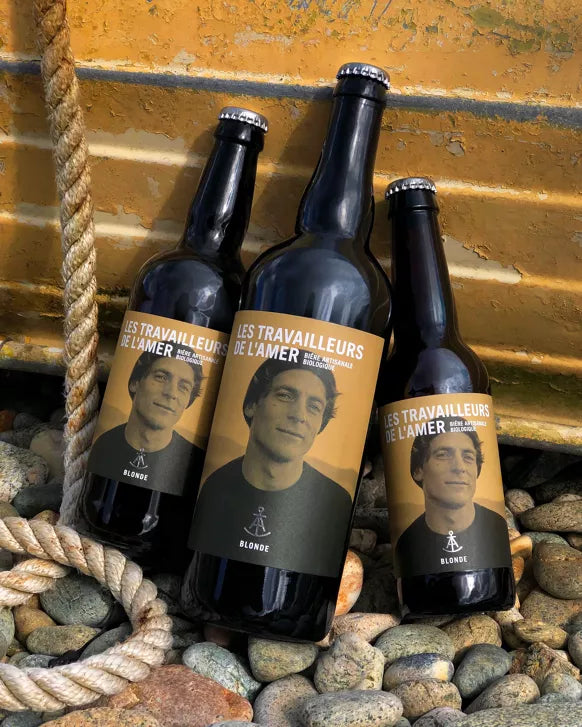 Bière Blonde "Les travailleurs de l'Amer" 33cl