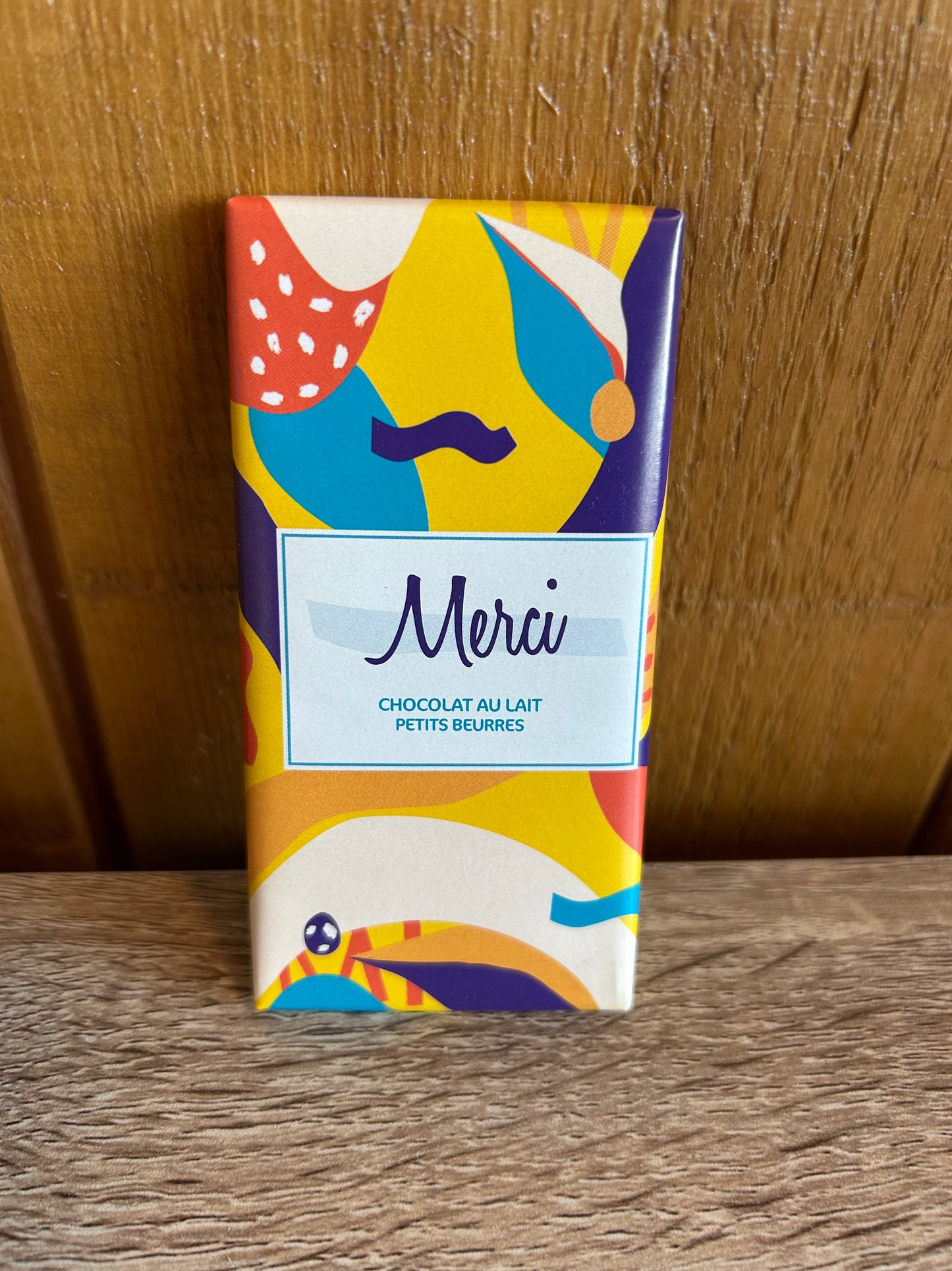 Mini tablette de chocolat "Merci".