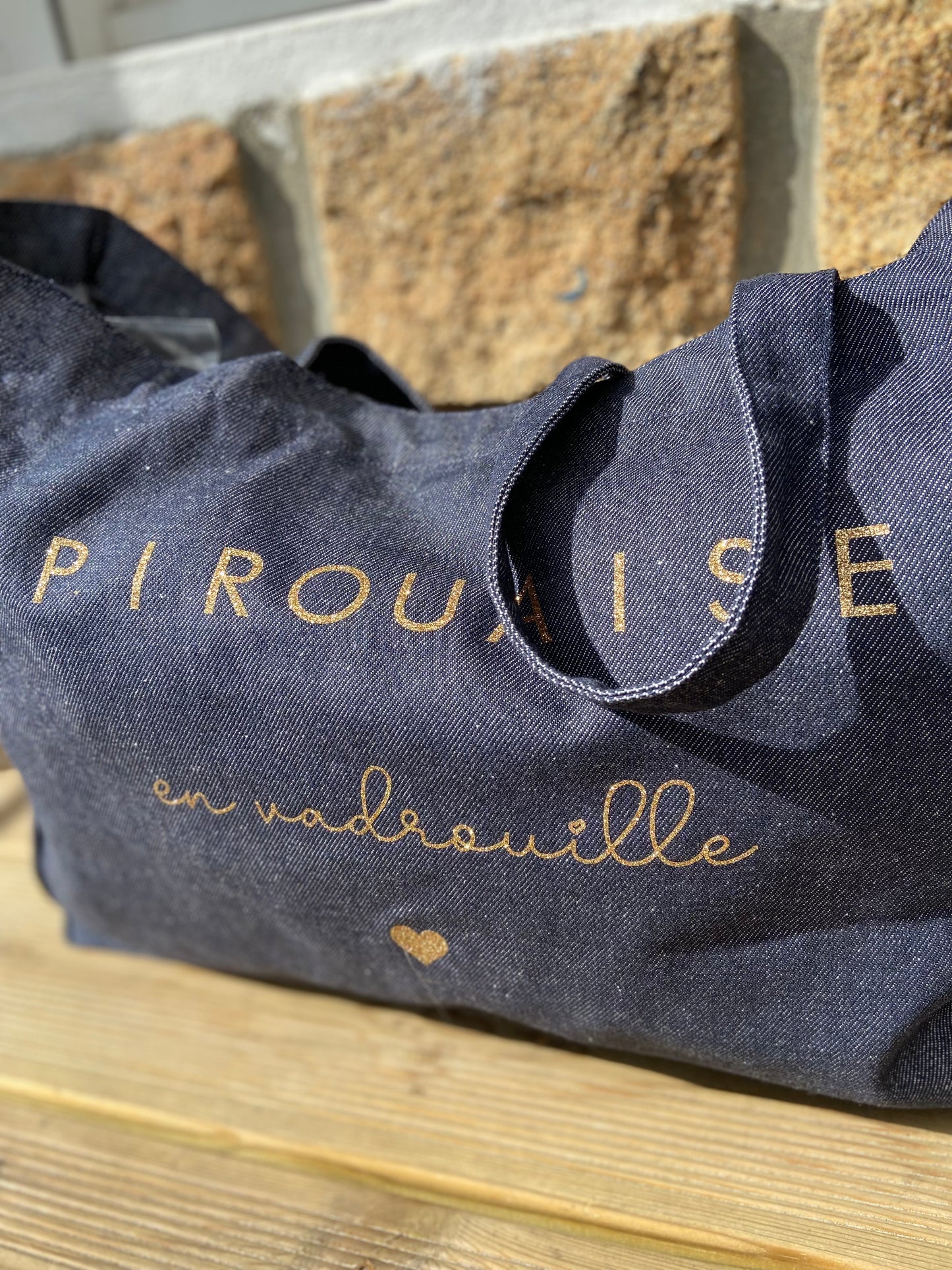Sac "Pirouaise en vadrouille" jean