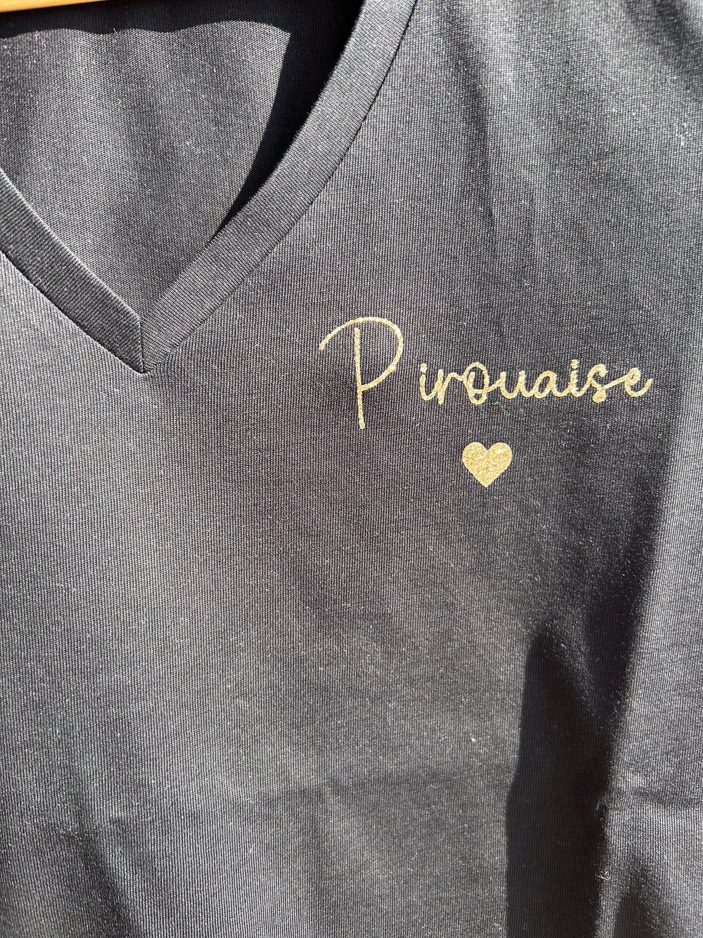 T-shirt col V "Pirouaise"