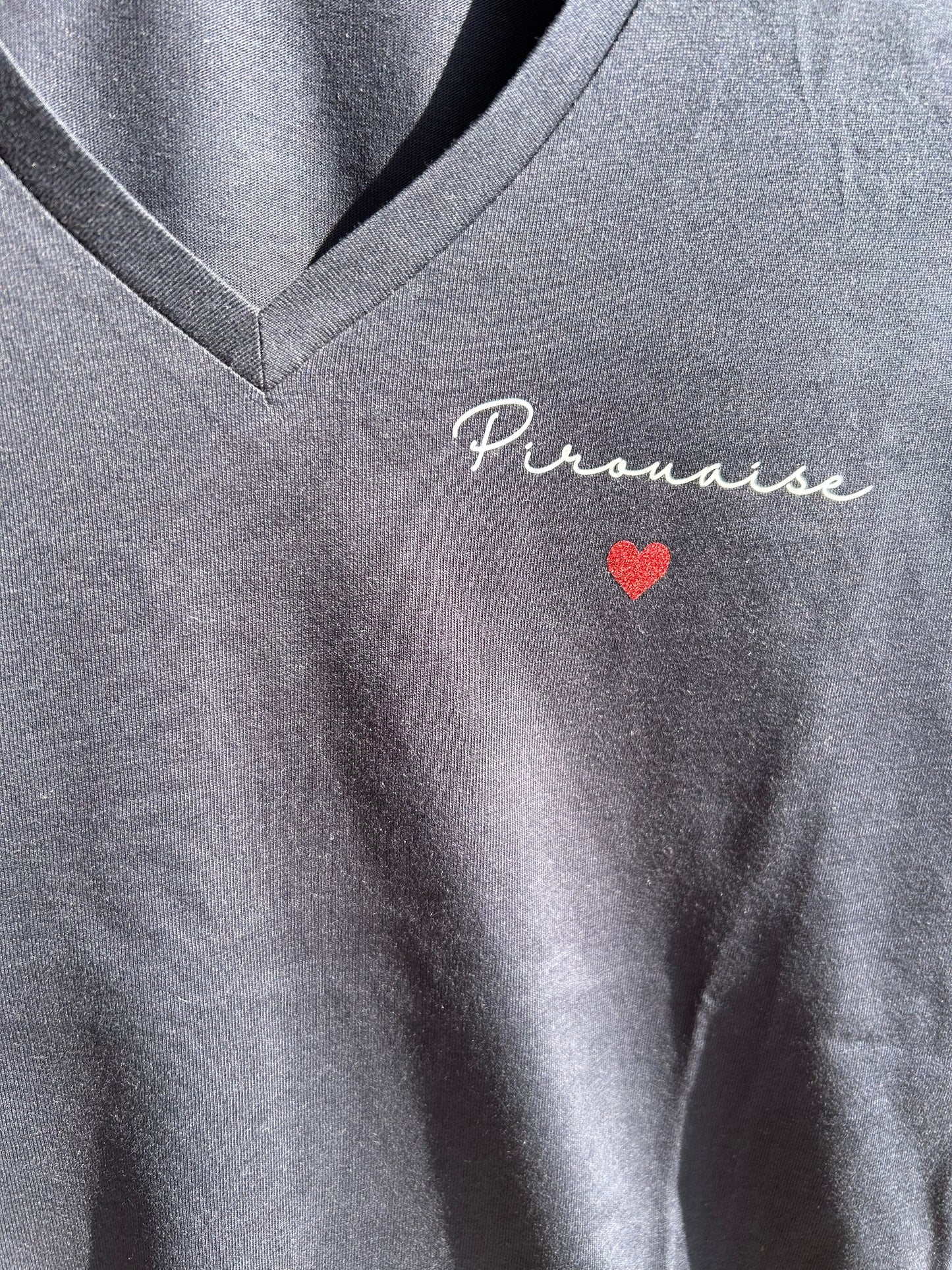 T-shirt col V "Pirouaise"
