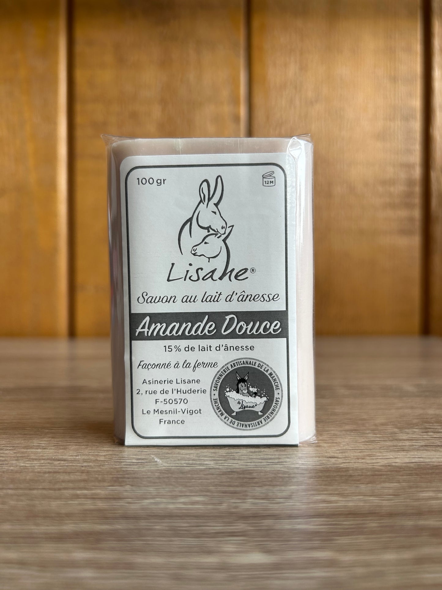 Savon Lisane au Lait d'ânesse à l'amande douce