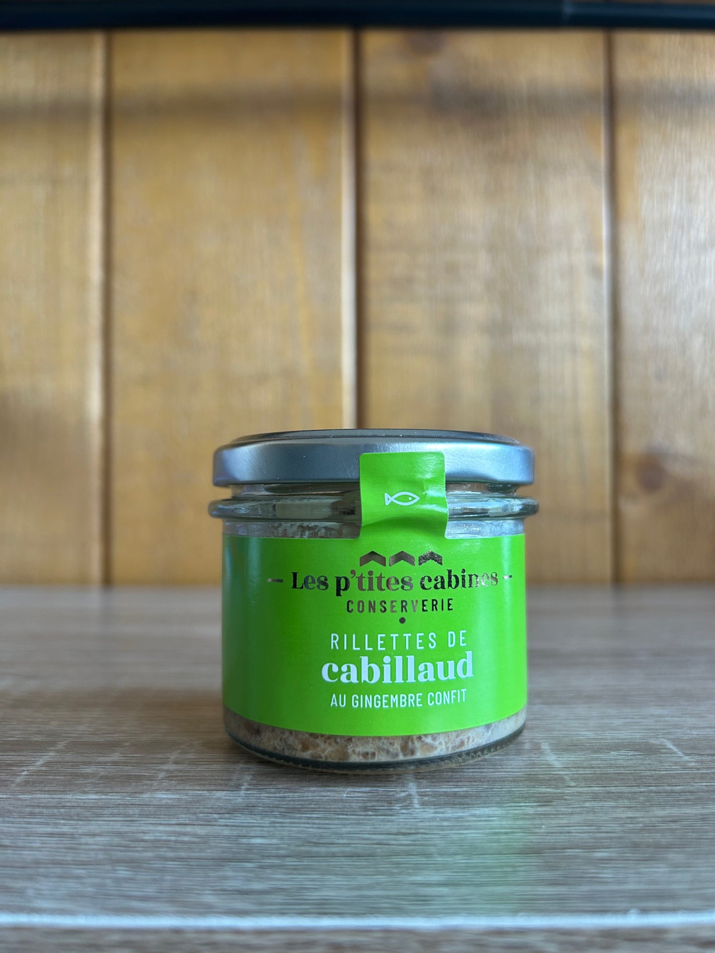 Rillettes de cabillaud au gingembre confit