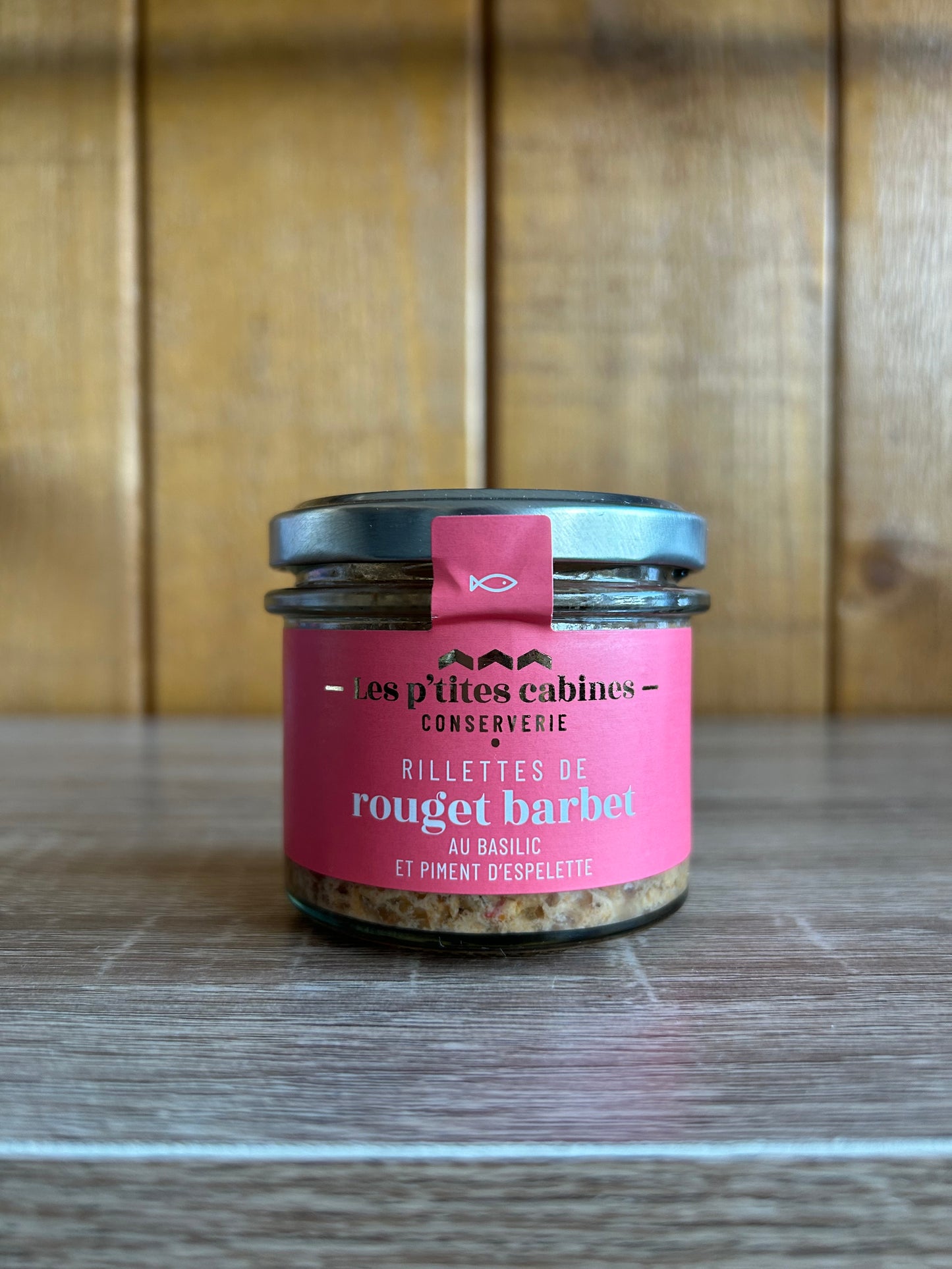 Rillettes de rouget barbet au basilic et au piment d'espelette