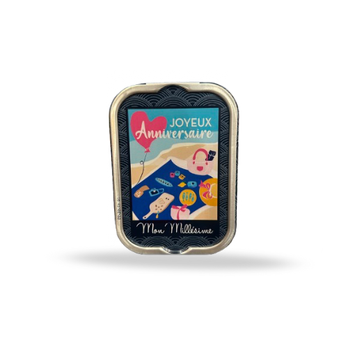 Sardines "Joyeux anniversaire"