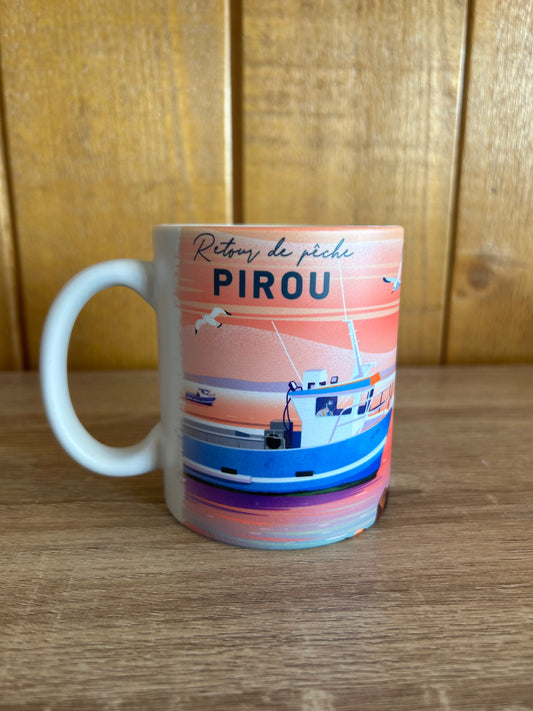 Mug Céramique «Retour de pêche Pirou »