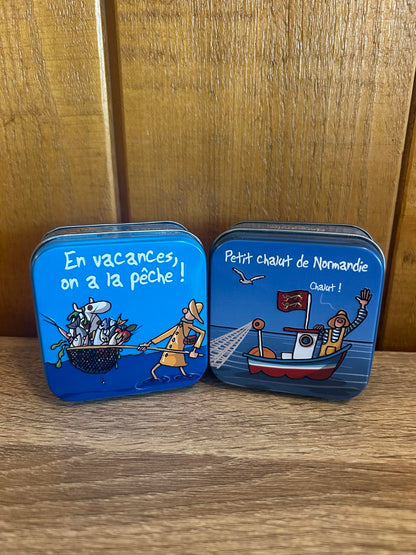 Boîte caramels "Petit chalut de Normandie"