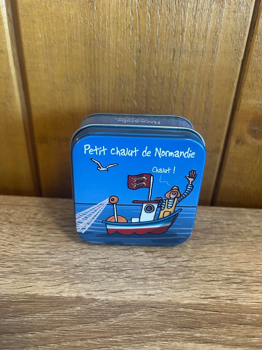 Boîte caramels "Petit chalut de Normandie"