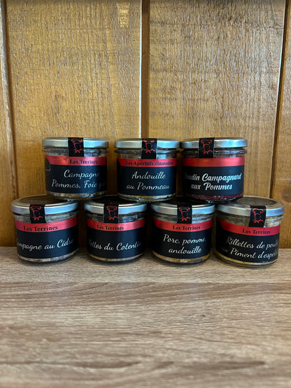 Rillettes de poulet au piment d'espelette