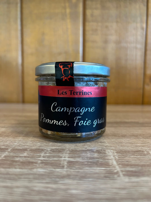 Terrines de Campagne aux Pommes et Foie gras