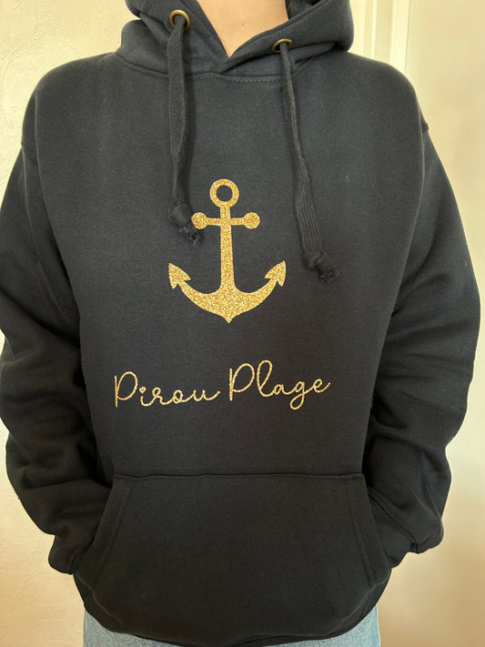 Sweat à capuche "Pirou-Plage"