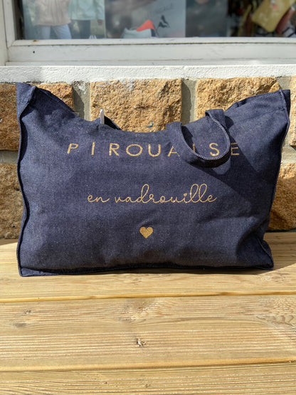 Sac "Pirouaise en vadrouille" jean