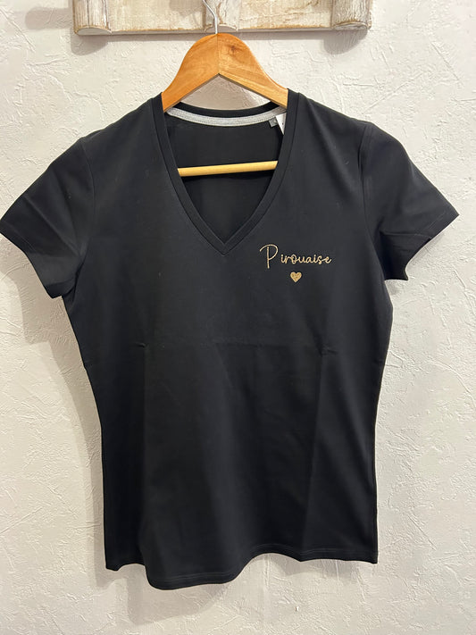 T-shirt col V "Pirouaise"