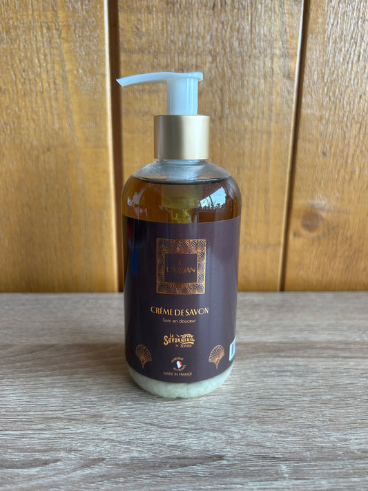 Crème de savon à l'argan