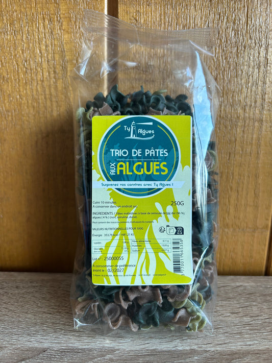 Trio de pâtes aux Algues