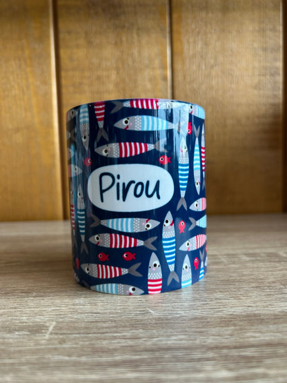 Mug personnalisé Pirou poisson