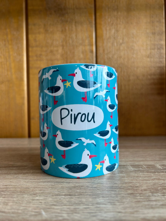 Mug personnalisé Pirou mouette