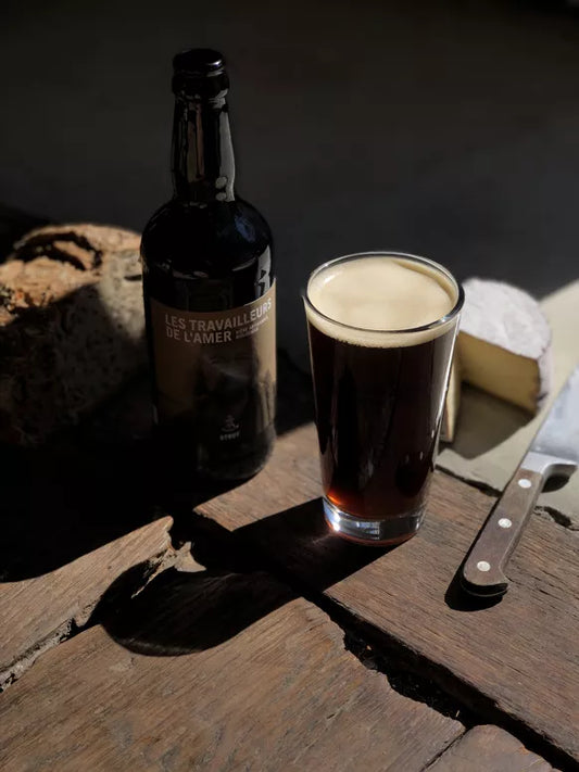 Bière Stout "Les travailleurs de l'Amer" 33cl