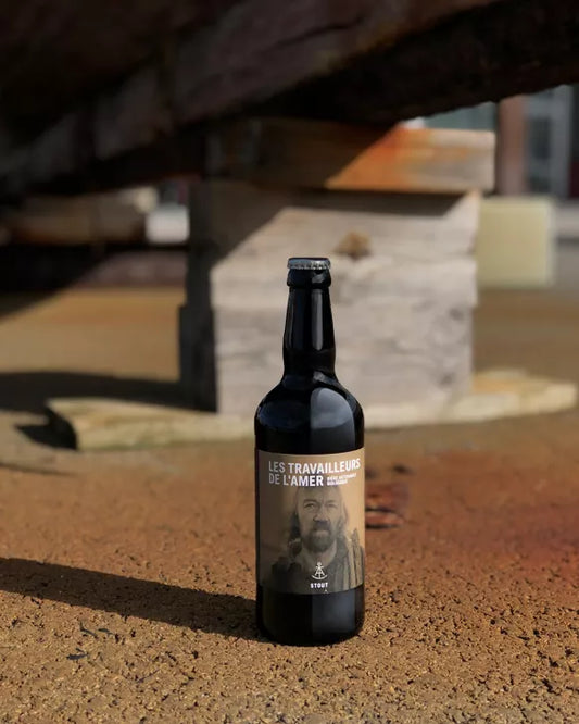 Bière Stout "Les travailleurs de l'Amer" 75cl