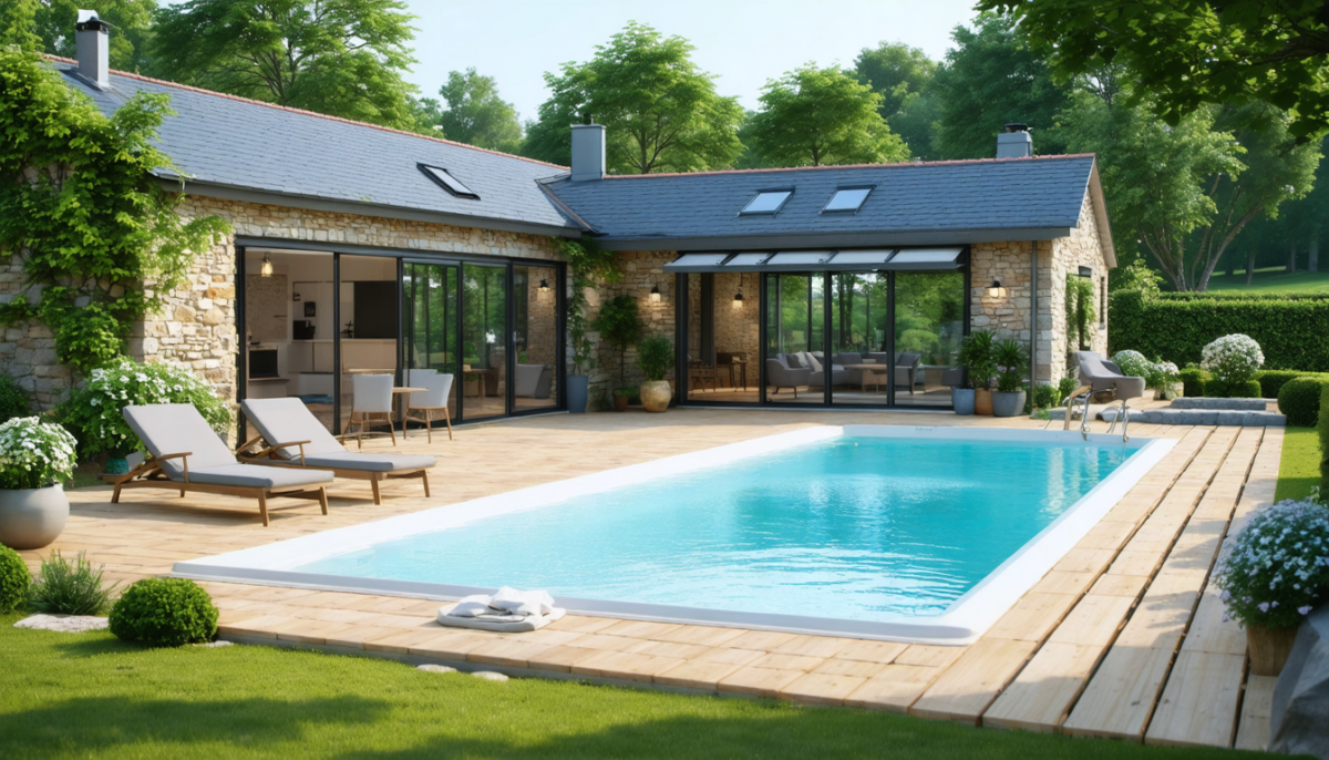 louez un gîte en vendée avec piscine couverte et chauffée, parfait pour les groupes. profitez d'un séjour confortable et convivial dans un cadre agréable.