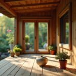 Studio de jardin en bois 20 m² avec mezzanine : un espace de vie design sans permis