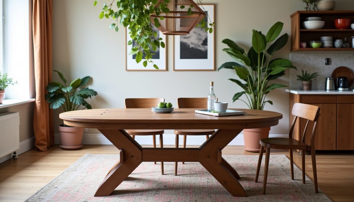 Table ronde extensible : solution économique et pratique pour votre salle à manger et cuisine