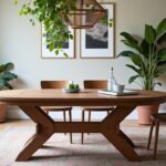 Table ronde extensible : solution économique et pratique pour votre salle à manger et cuisine